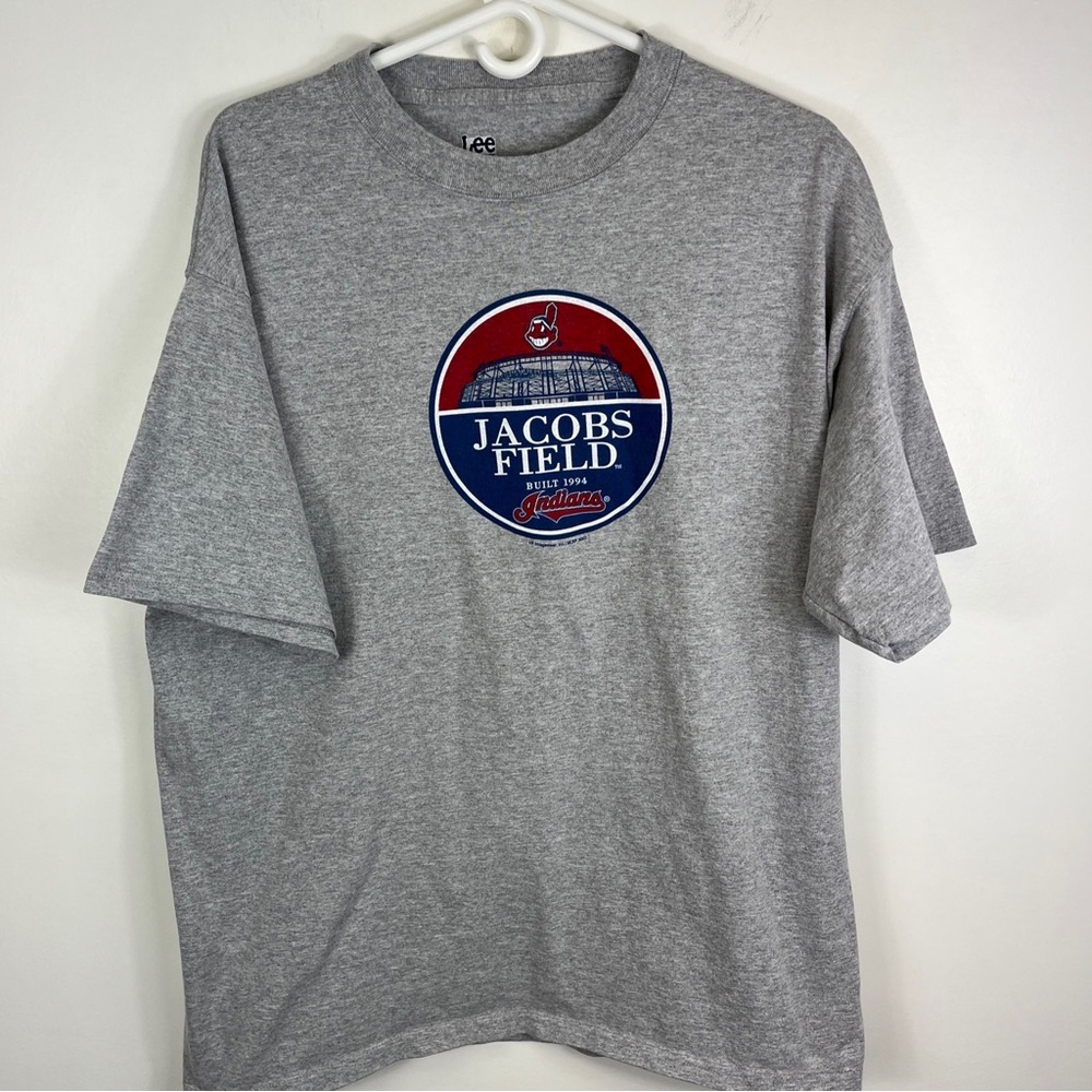 Cleveland Indians Jacobs Field Tshirt Chief Wahoo MLB Lee Sport Adult XL  2007